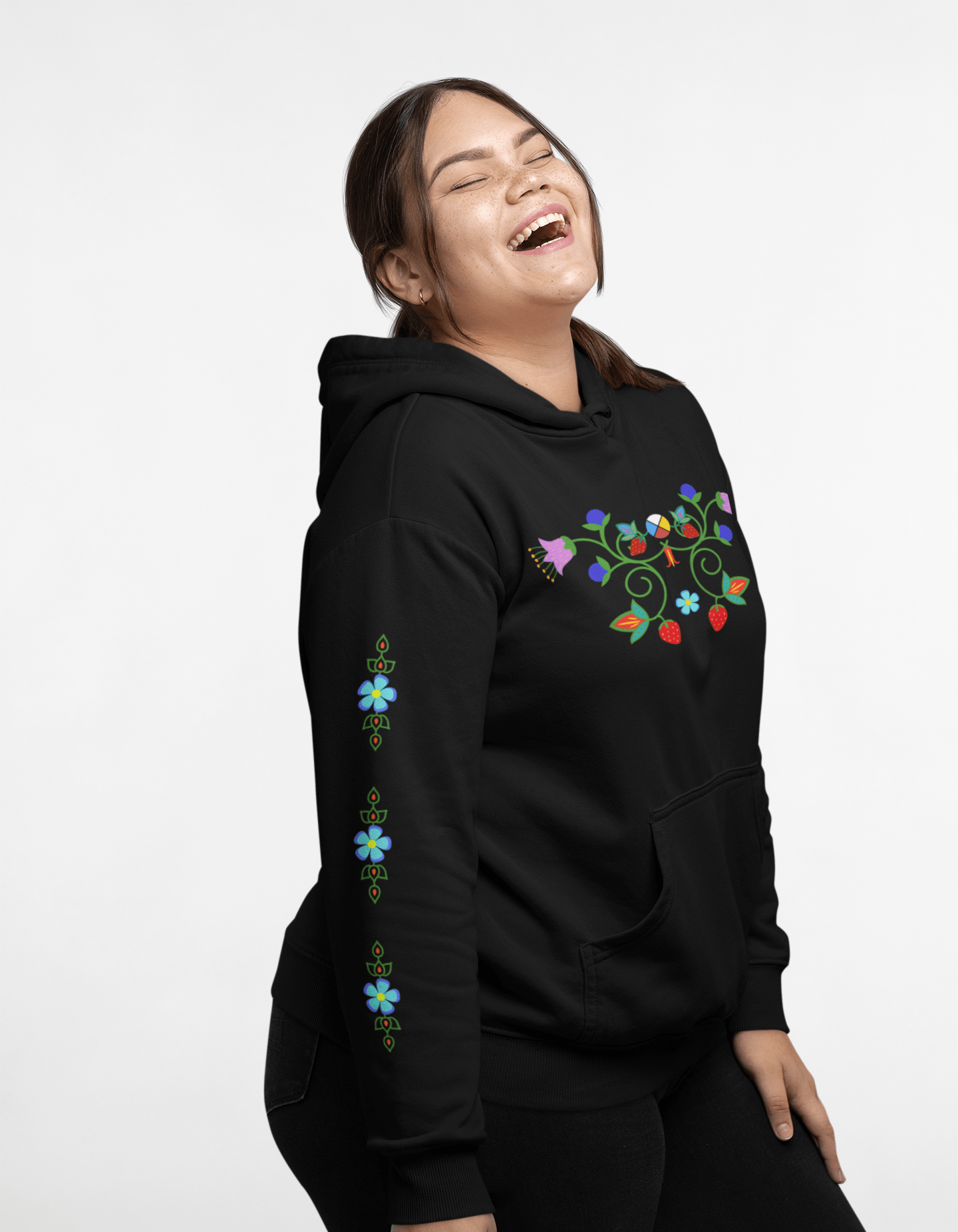 Floral 2025 embroidered hoodies