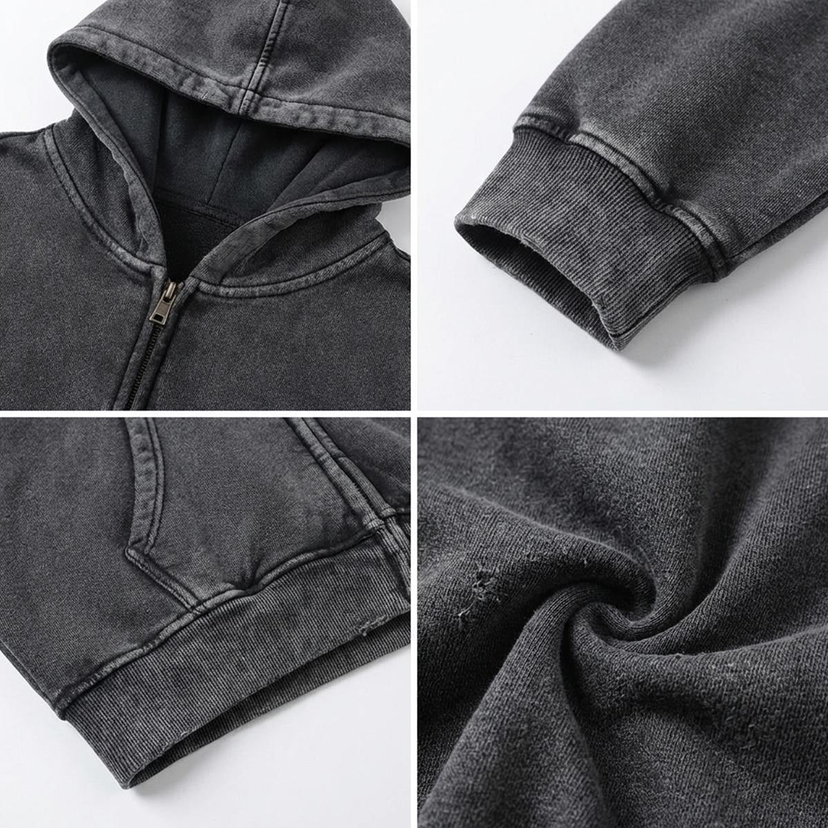okistatowân ᐅᑭᐢᑕᑐᐧᐋᓐ Grizzly Bear Zip Hoodie