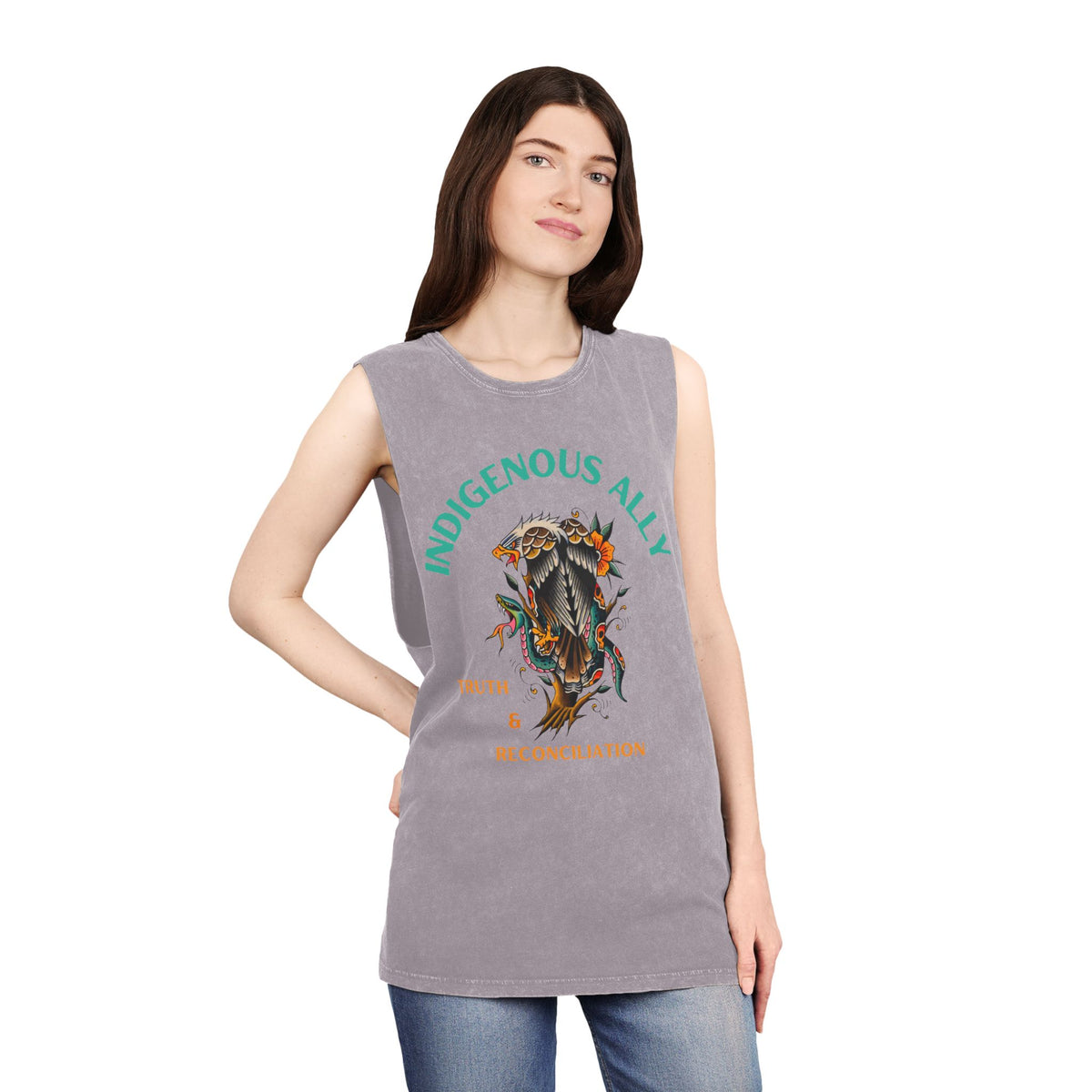 Indigenous Ally Stonewash Tank Top
