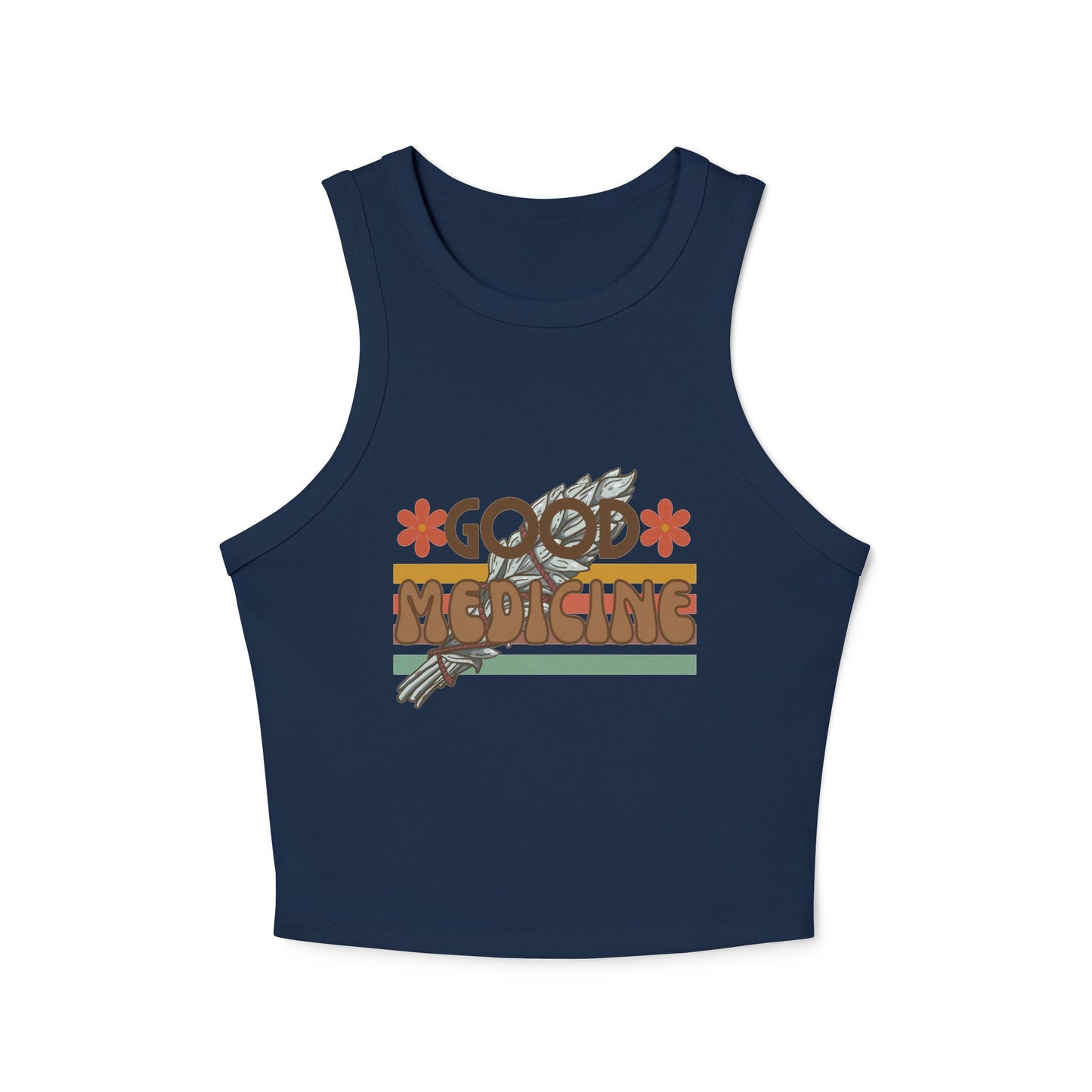 Good Medicine Micro Rib Racer Tank Top