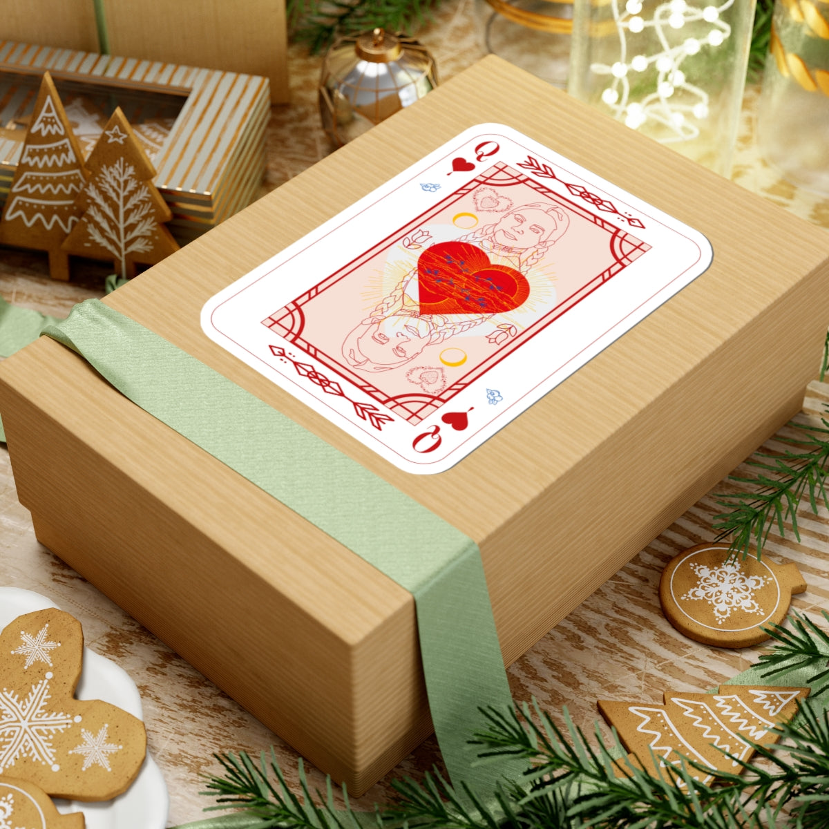 Queen of Hearts Stickers