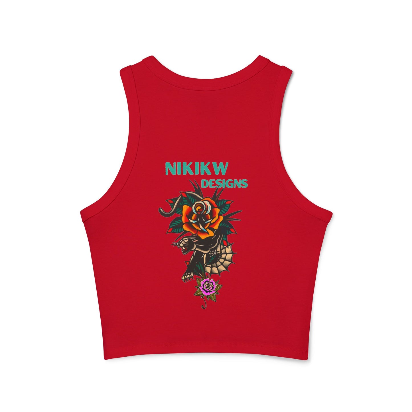 Indigenous Ally Tatty Micro Rib Racer Tank Top