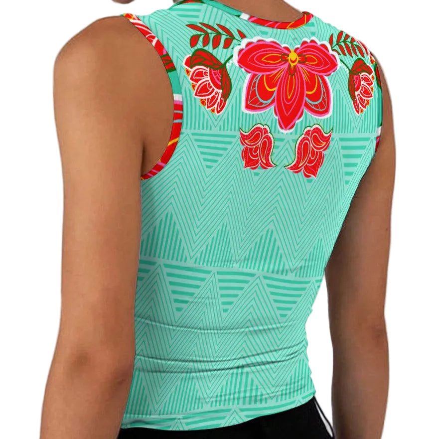 Indigenous Fashion Tropical Baddie Tube Top Native owned apparel