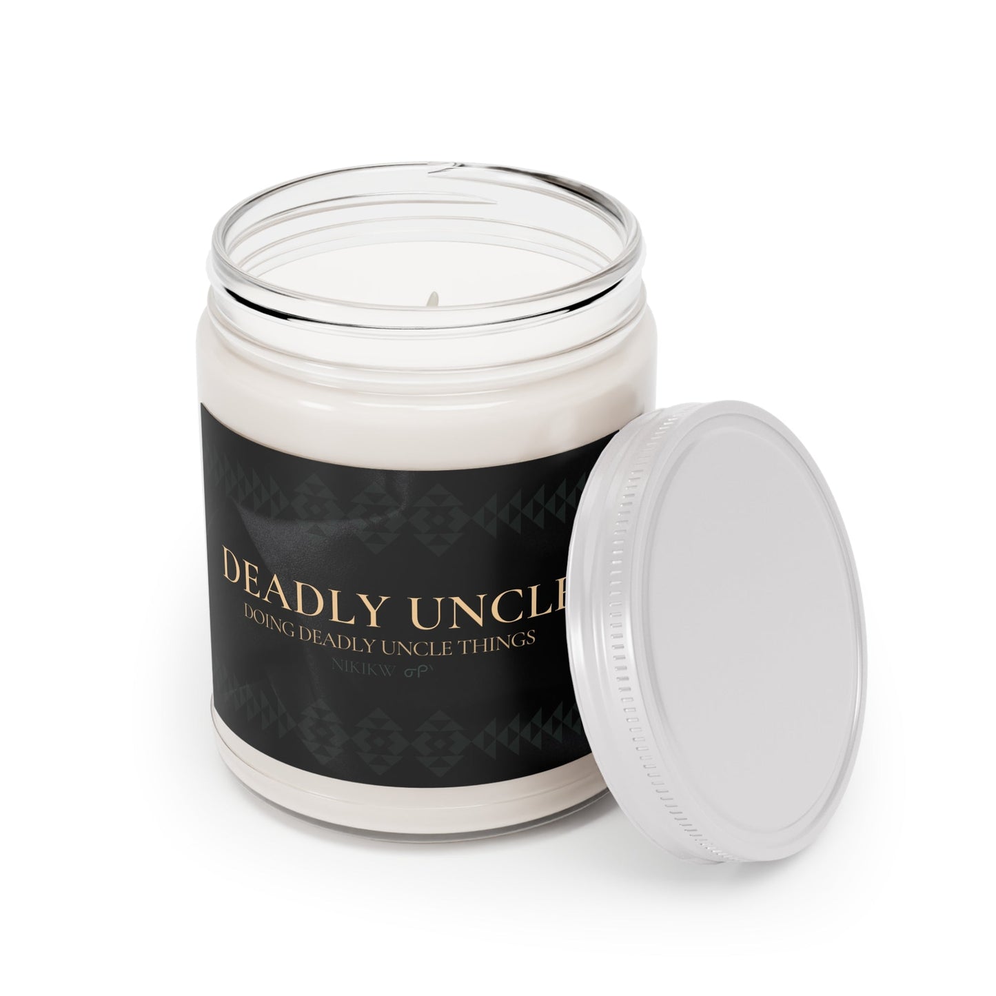 Deadly Uncle Native Humor Scented Candles, 9oz - Nikikw Designs