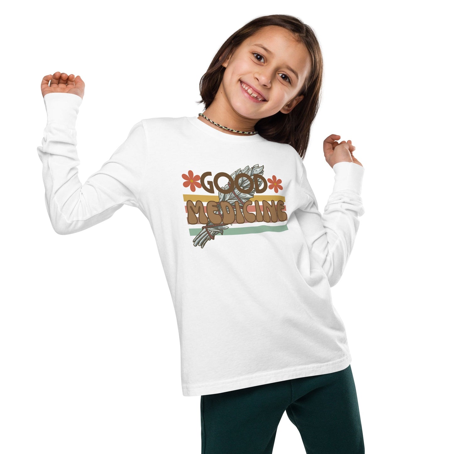 Good Medicine Youth long sleeve tee - Nikikw Designs