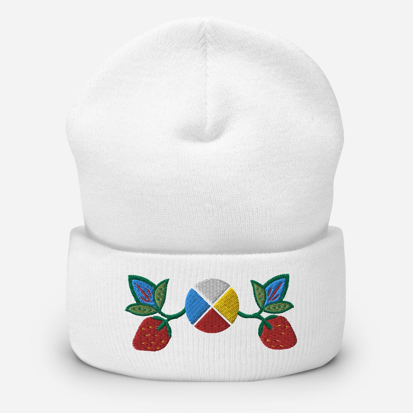 Medicine Wheel Cuffed Toque Beanie - Nikikw Designs