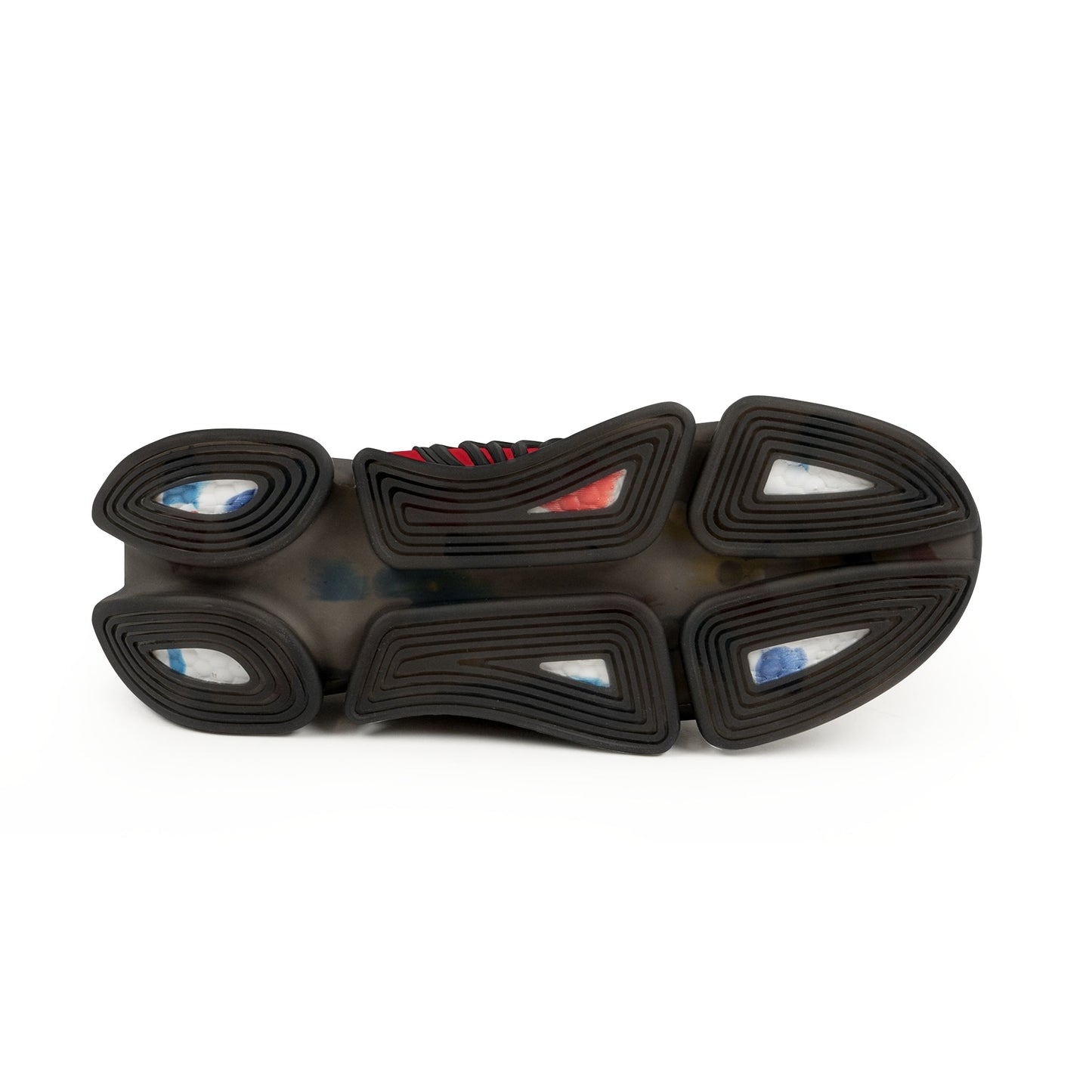 Men's Native Print Red Mesh Sneakers - Nikikw Designs