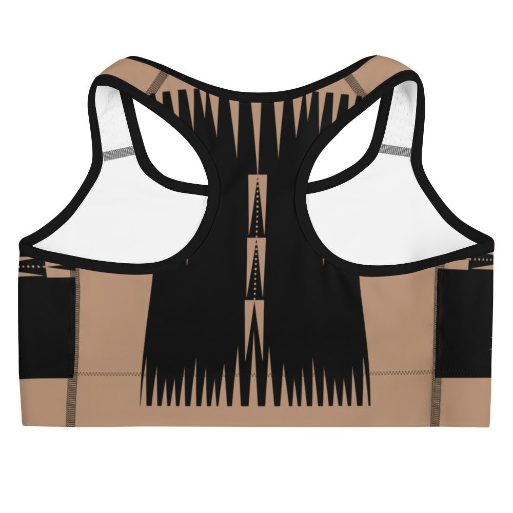 Native Print Sports bra - Nikikw Designs