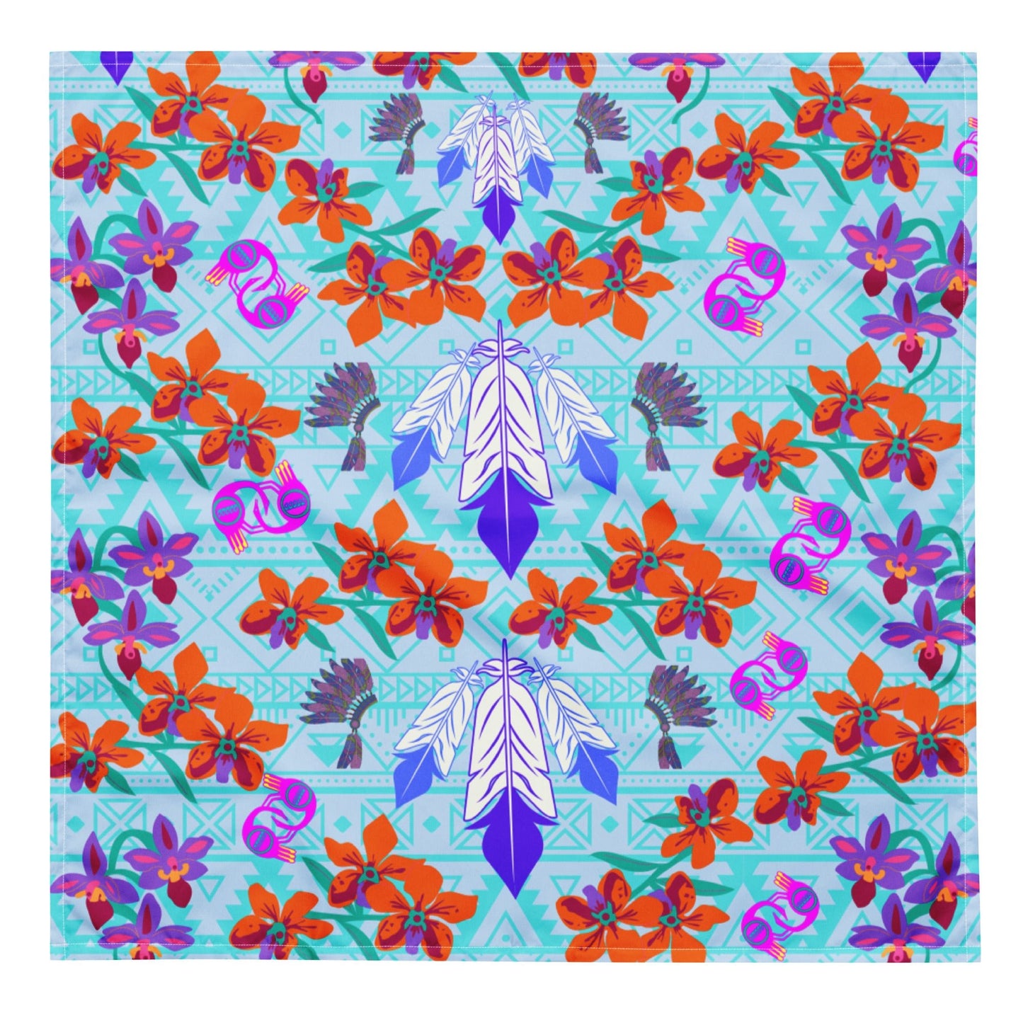 Native Thunderbird Print Bandana - Nikikw Designs