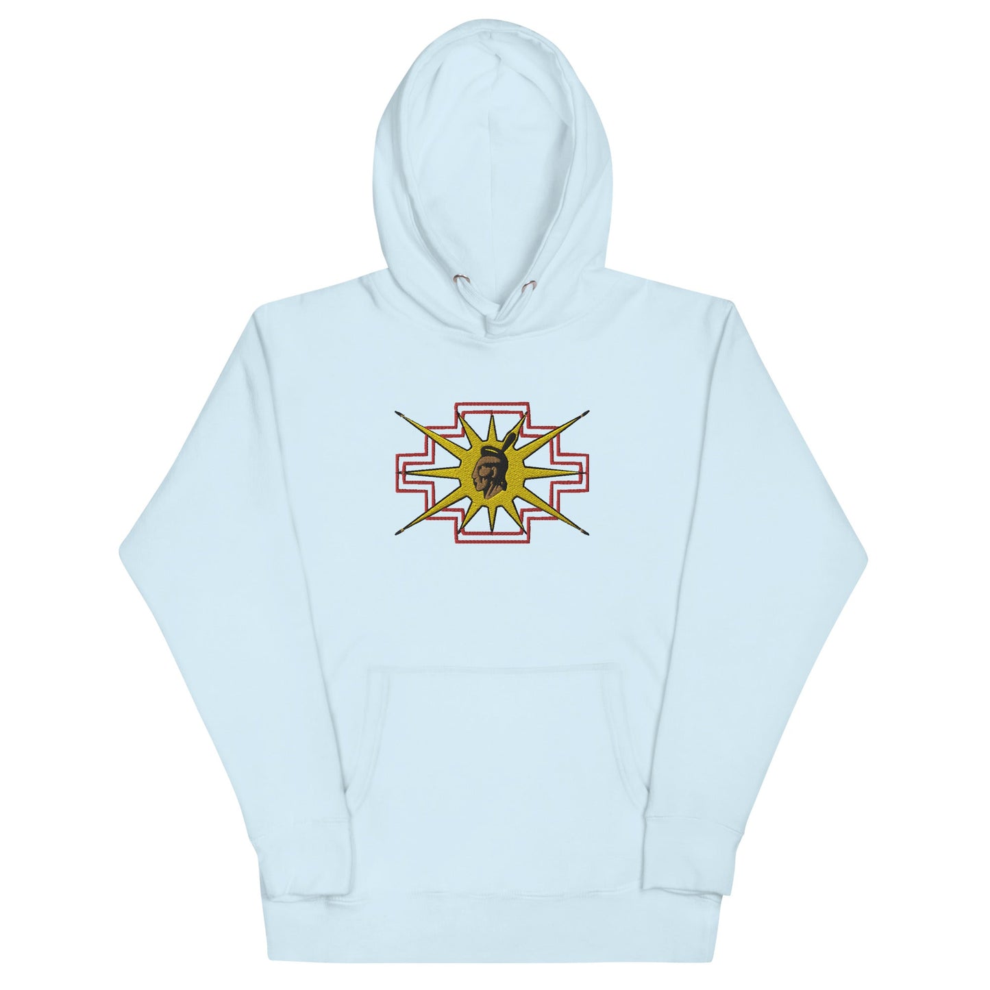 Premium Unisex Warrior Flag Hoodie - Nikikw Designs