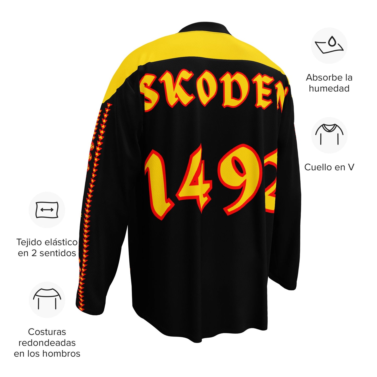 Skoden 1492 Recycled hockey jersey - Nikikw Designs