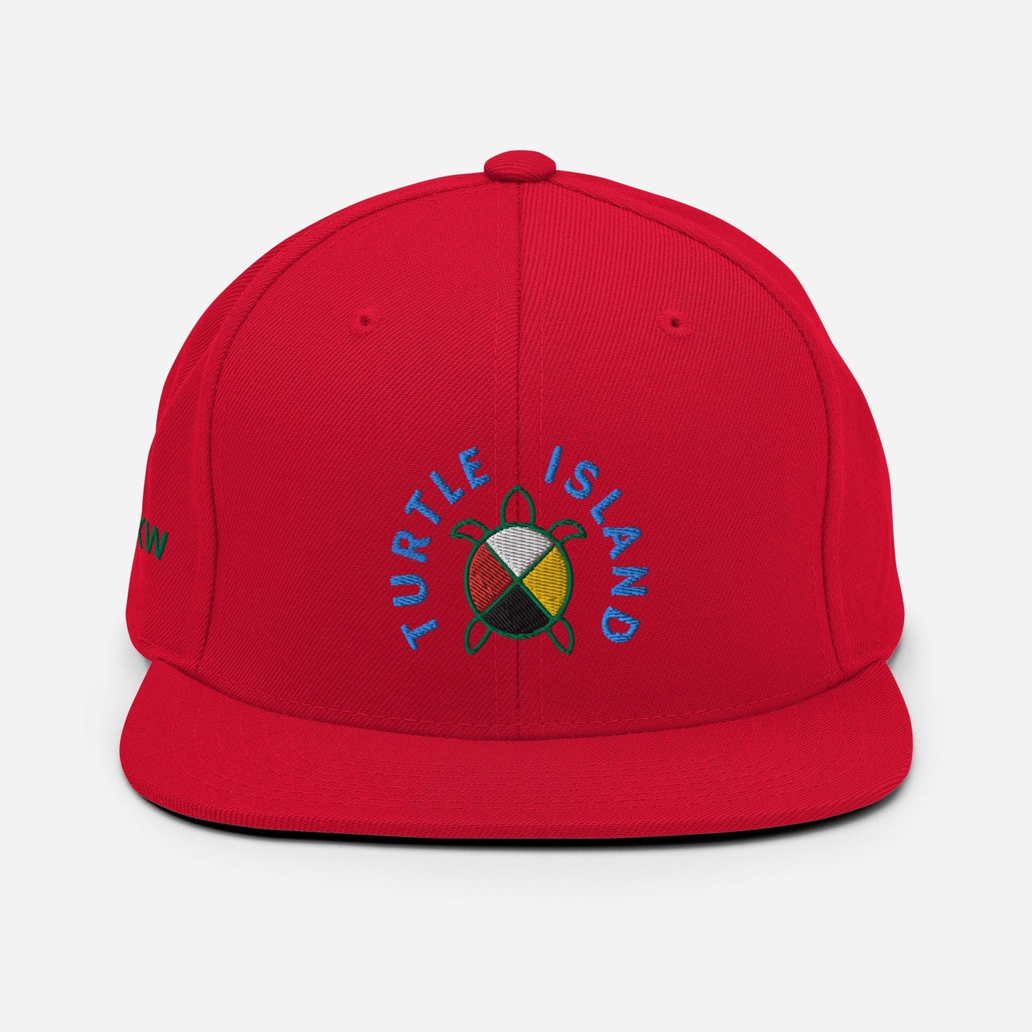 Turtle Island Snapback Hat - Nikikw Designs
