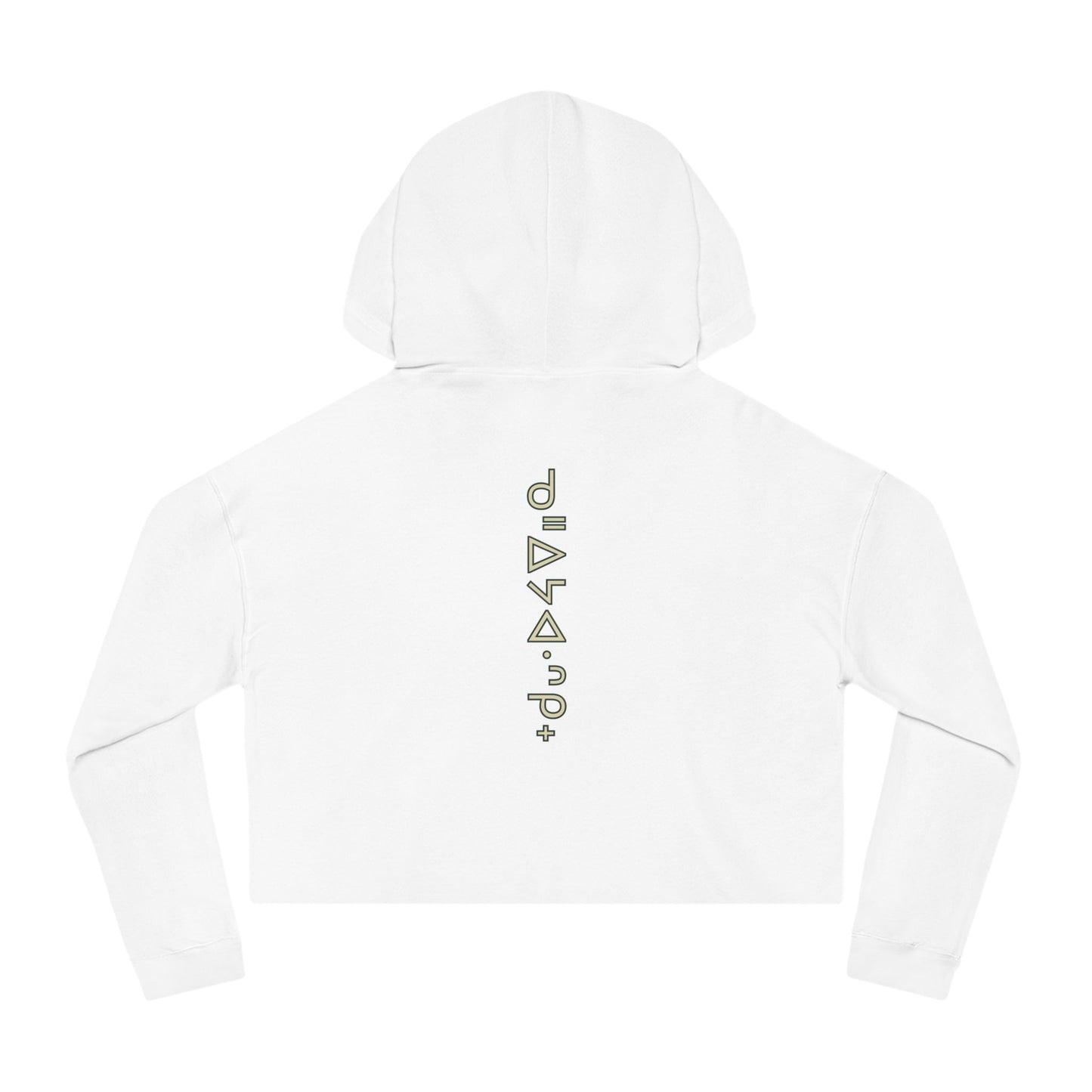 Womens Cropped Native Homeland Hooded Sweatshirt - Nikikw Designs