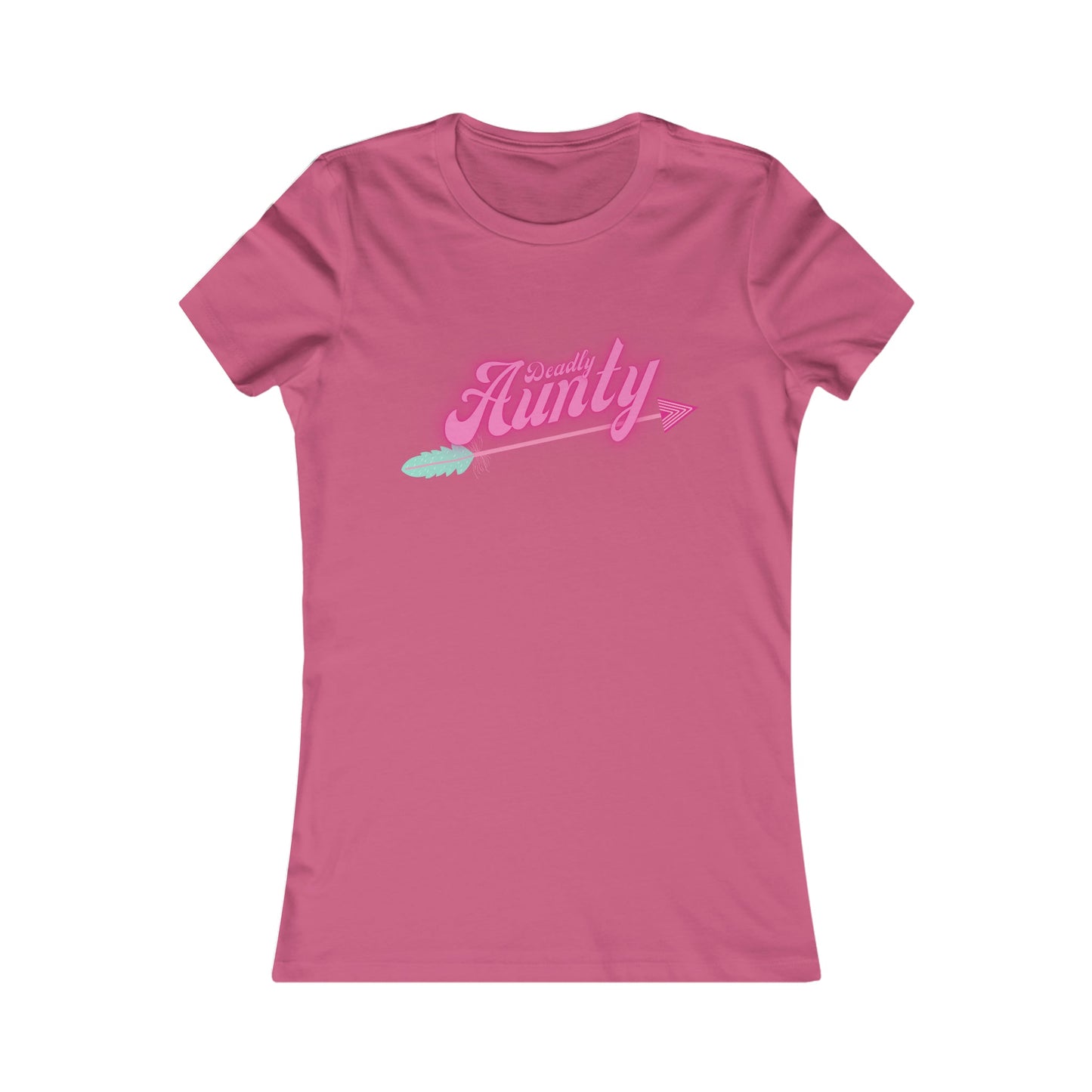 Women's Native Deadly Aunty Barbie Tee - Nikikw Designs