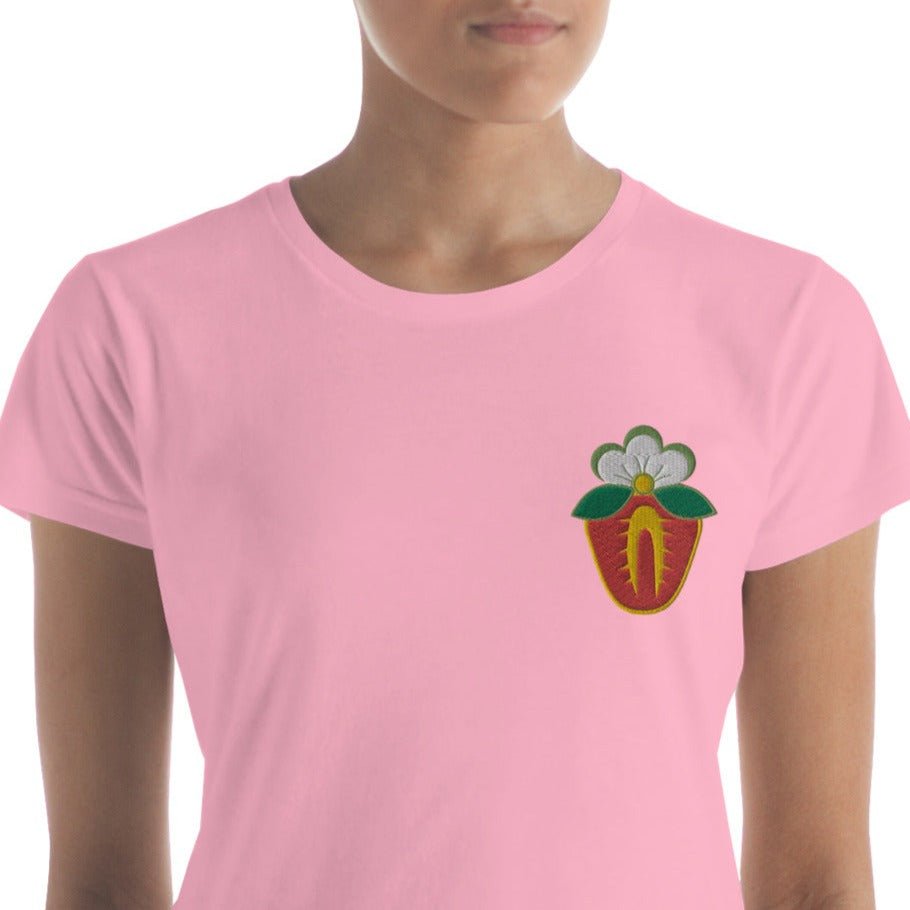 Women's Native Strawberry short sleeve t-shirt - Nikikw Designs