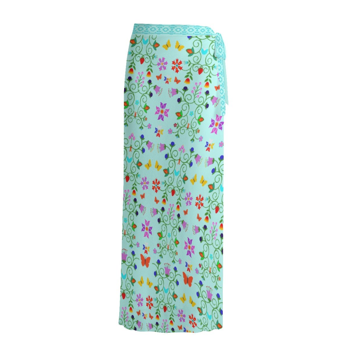 Woodland Floral Print Women's Sheer Skirt - Nikikw Designs