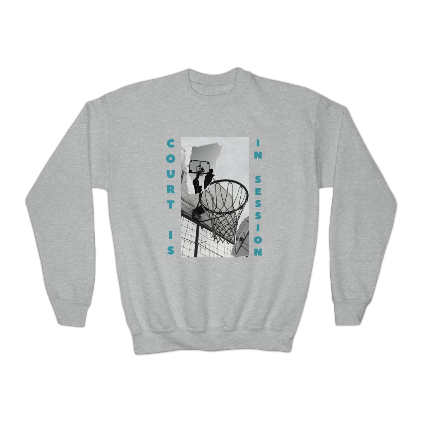 Youth Crewneck Sweatshirt Native Athlete - Nikikw Designs