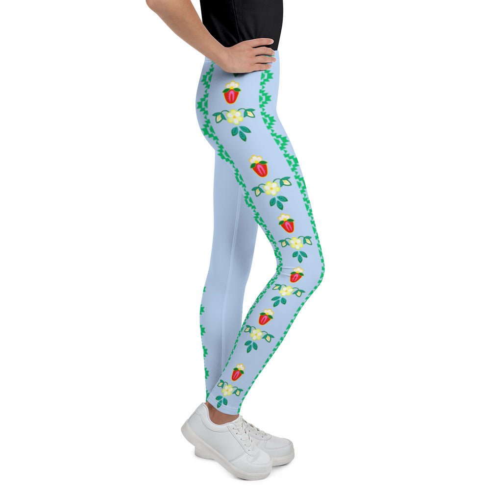 Youth Strawberry Leggings - Nikikw Designs