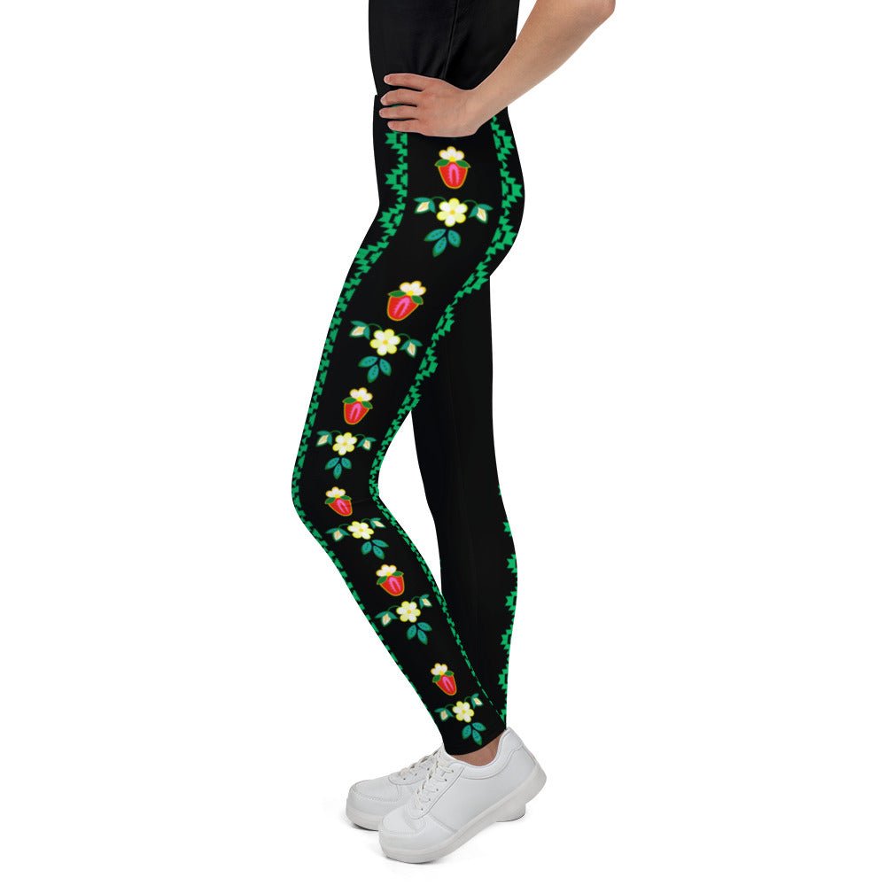 Youth Strawberry Leggings - Nikikw Designs