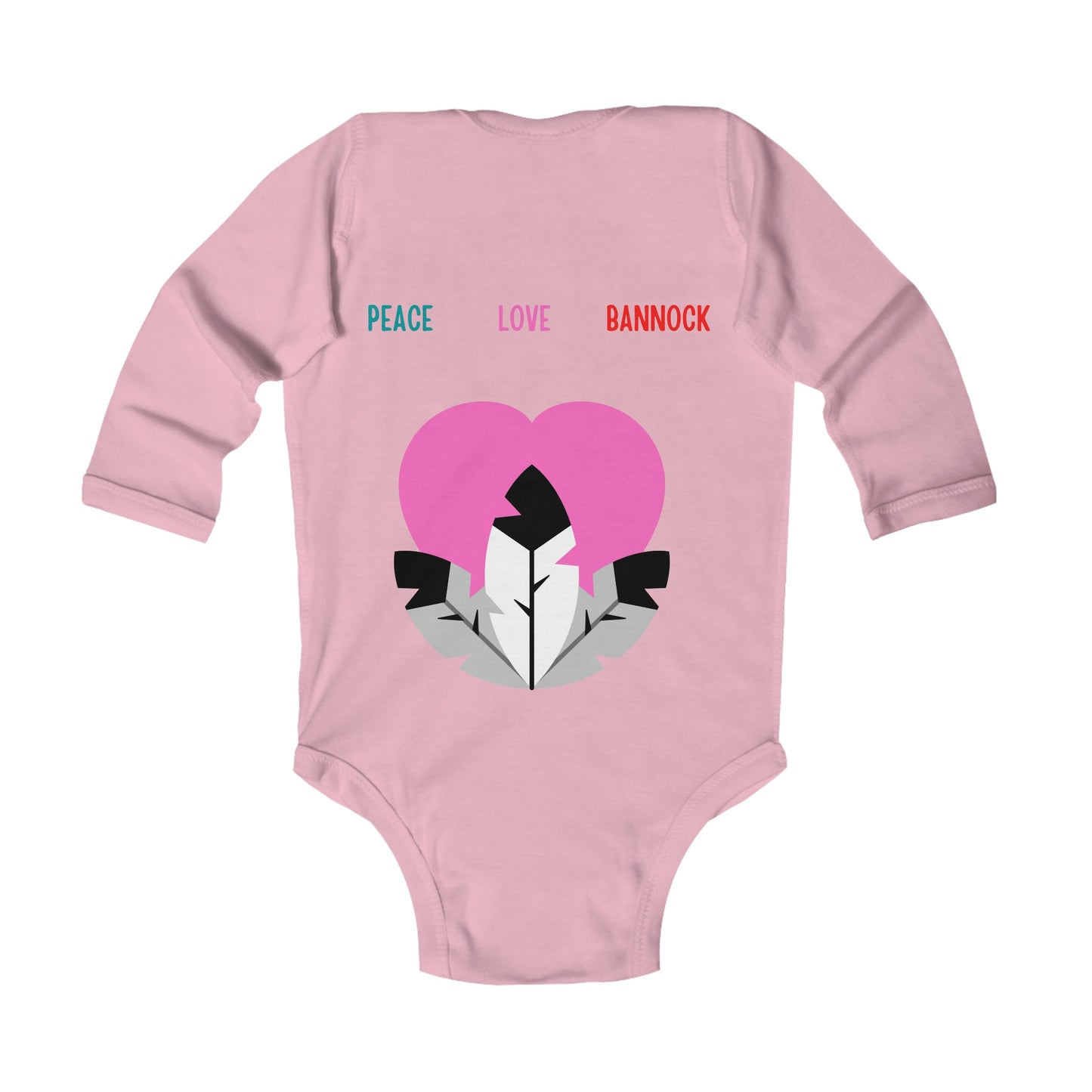 Bannock Infant Long Sleeve Bodysuit - Nikikw Designs