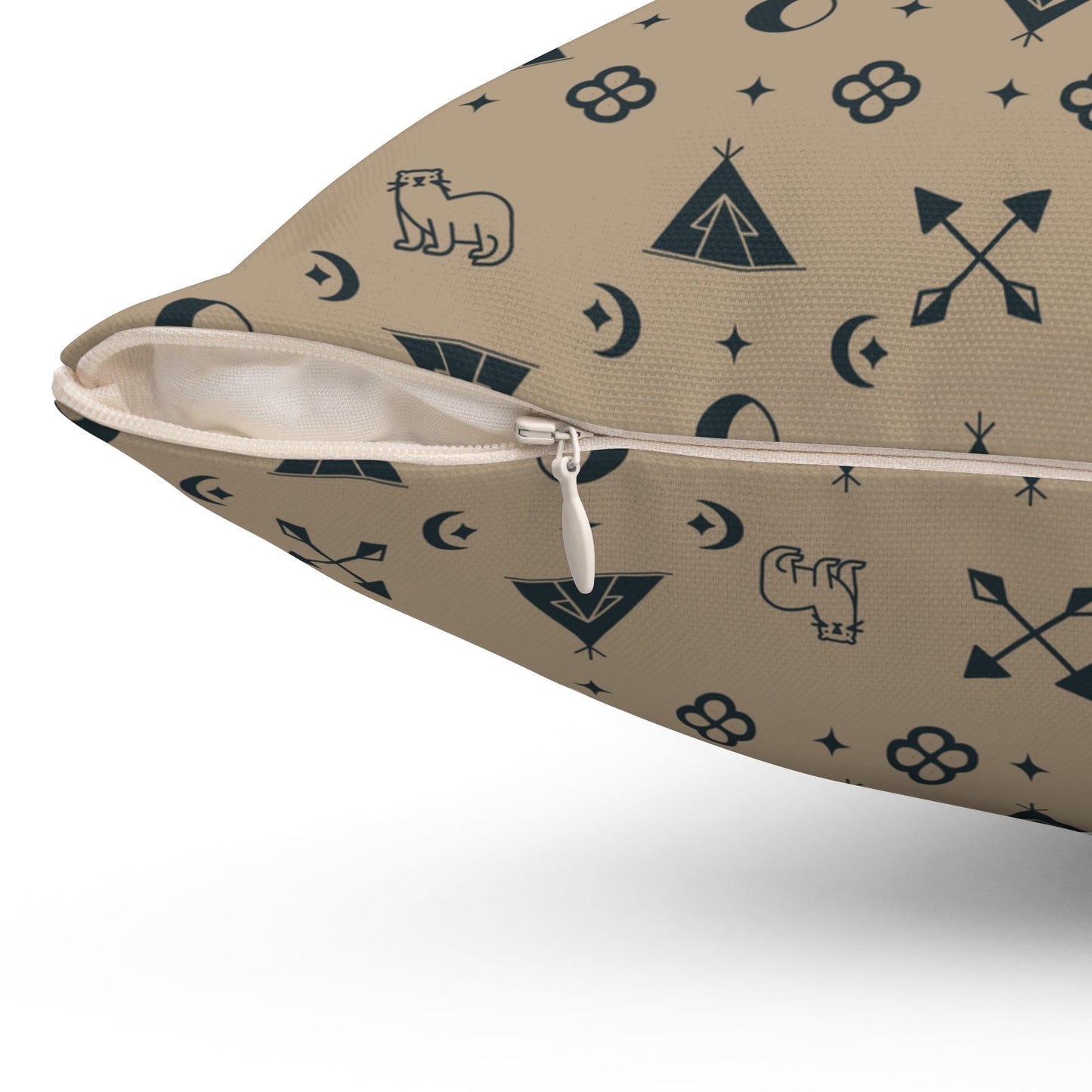 Boujee Native Square Pillow - Nikikw Designs