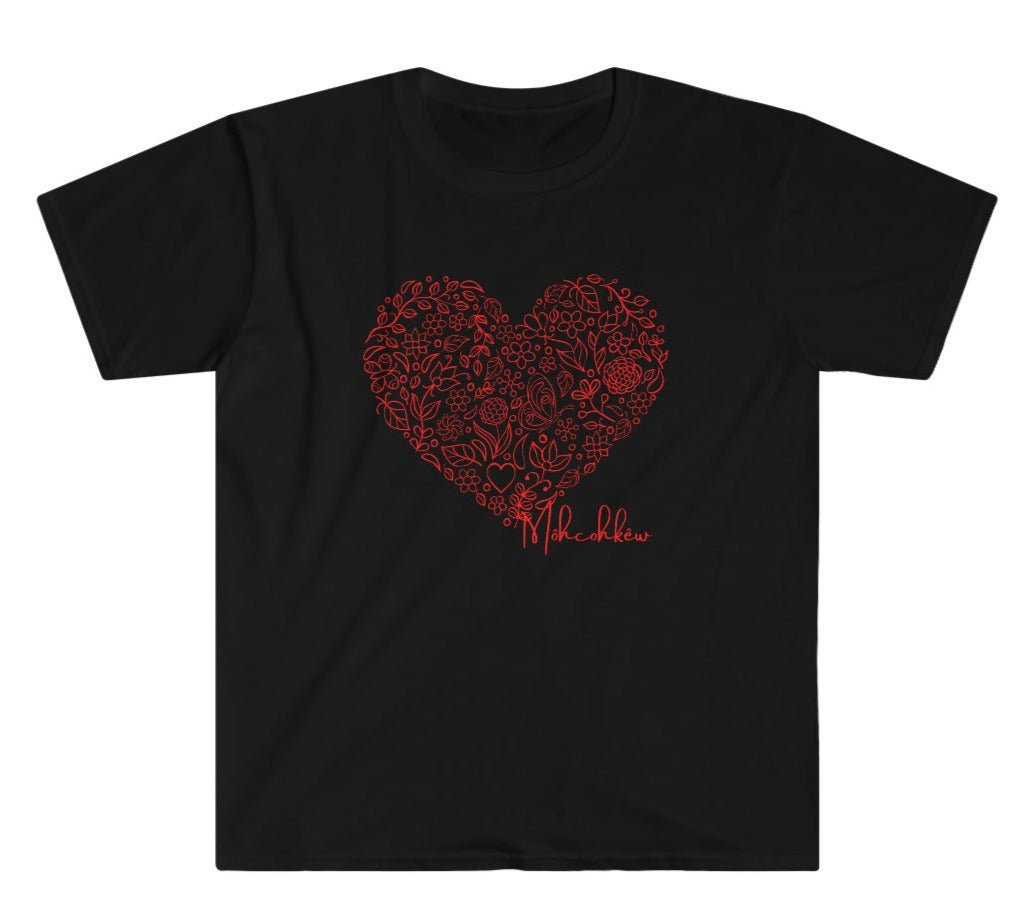 Cree Môhcohkêw ᒨᐦᒍᐦᑫᐤ VAI uses love medicine Tee - Nikikw Designs
