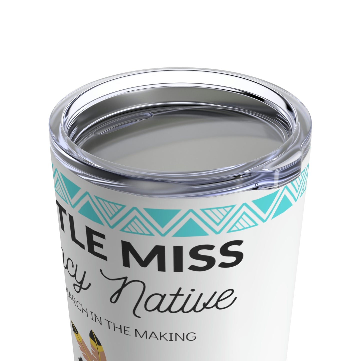 Lil Miss Fancy Native Stainless Steel Tumbler 20oz - Nikikw Designs