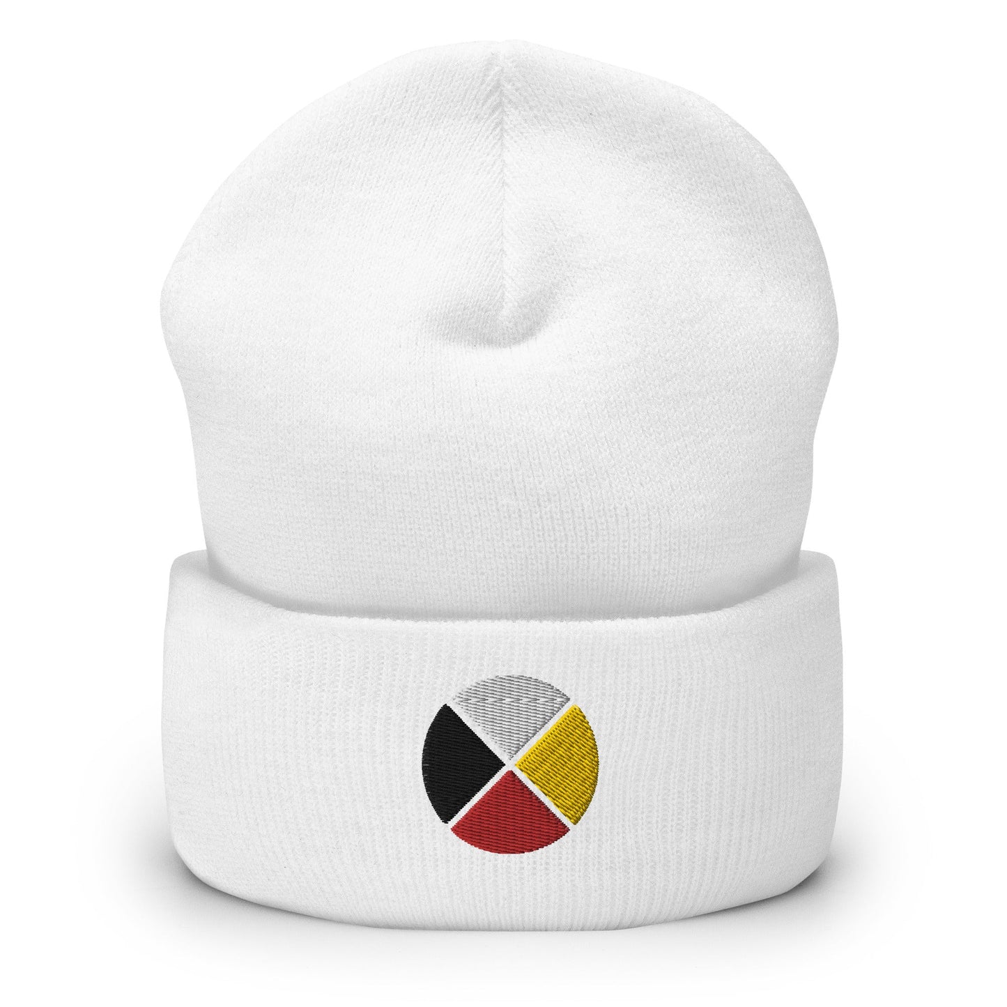 Medicine Wheel Native Indigenous Toque Beanie - Nikikw Designs