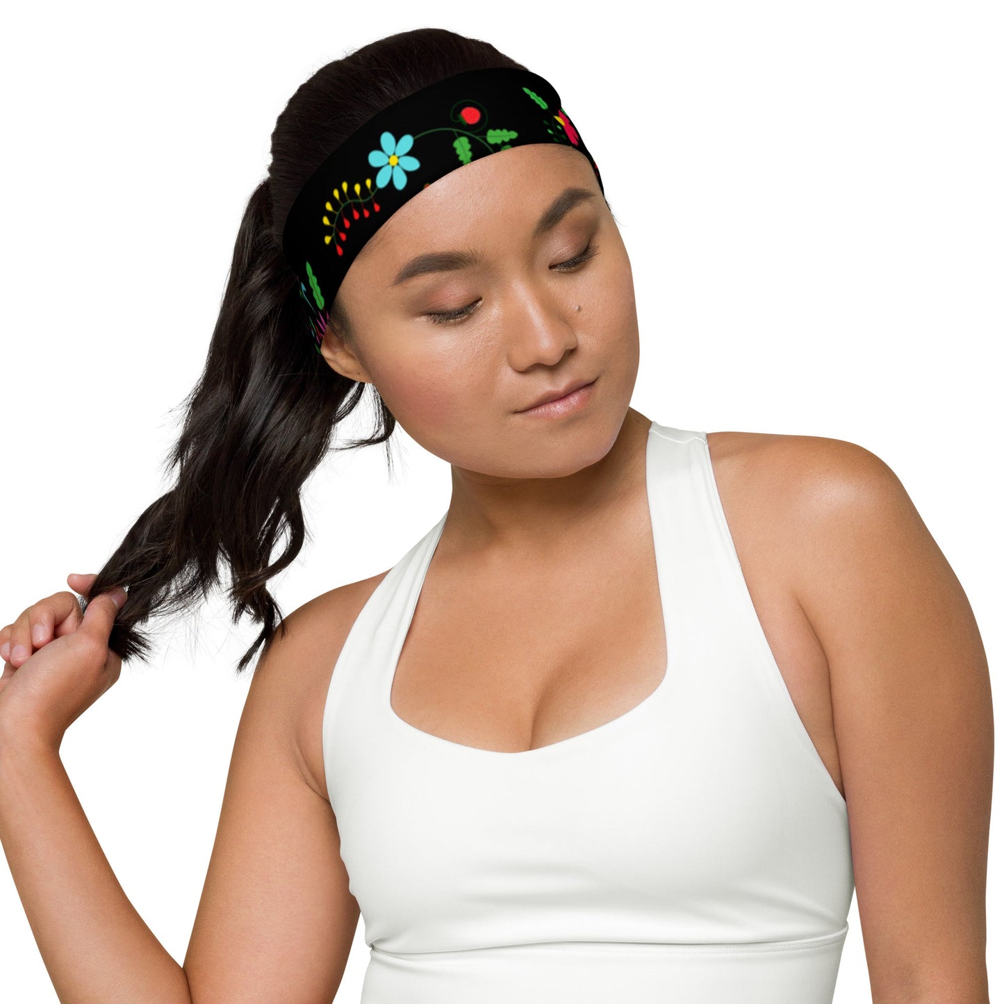 Native Floral Headband - Nikikw Designs