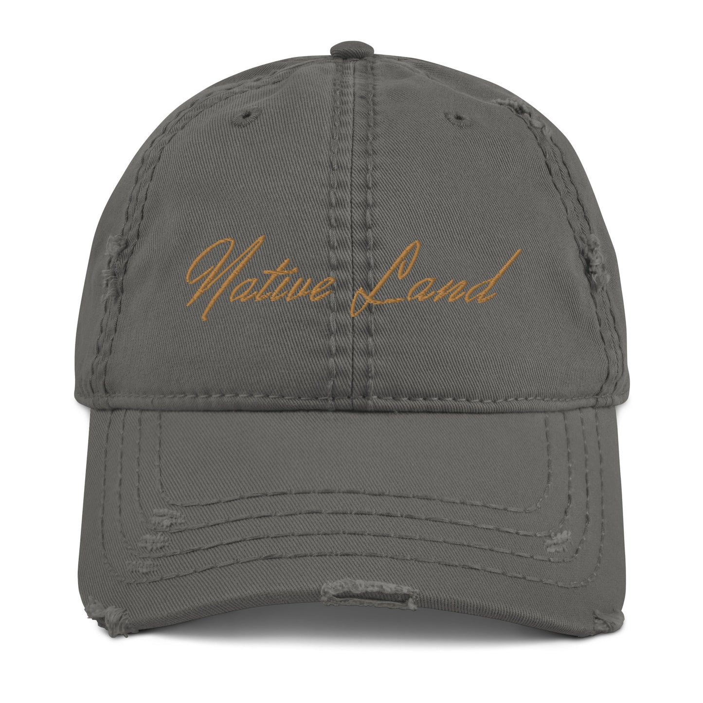 Native Land Distressed Dad Hat - Nikikw Designs