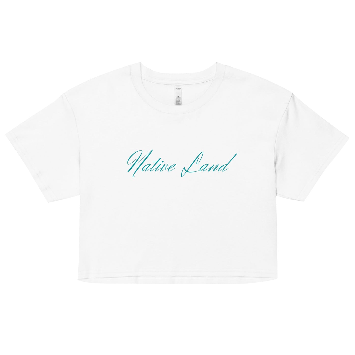 Native Land Women’s crop top - Nikikw Designs