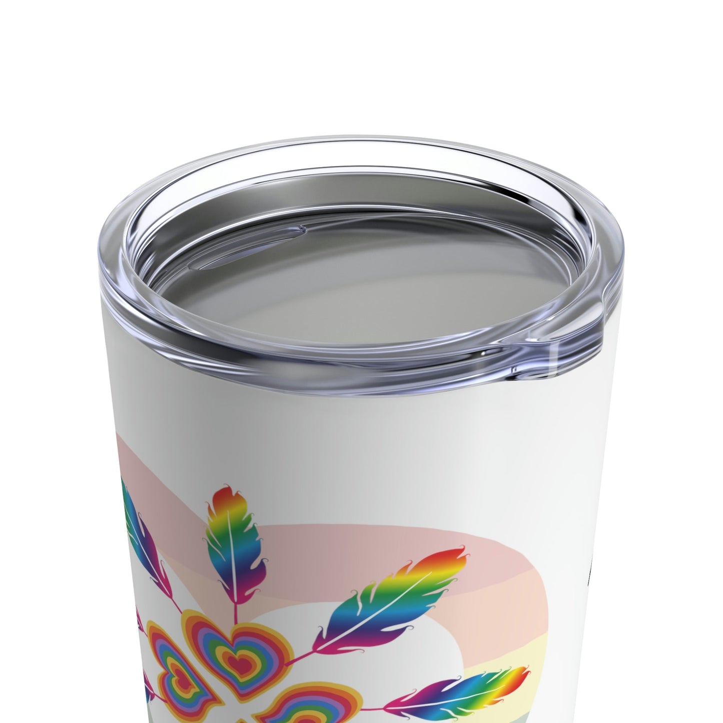 Native LGTBQ Stainless Steel Tumbler 20oz - Nikikw Designs