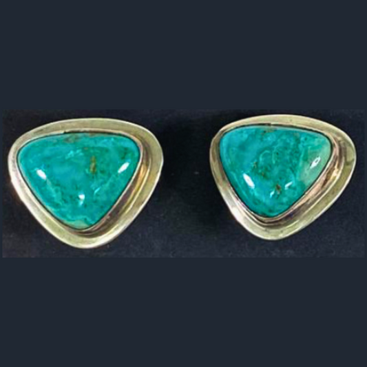 Turquoise 925 Sterling Silver Cufflinks