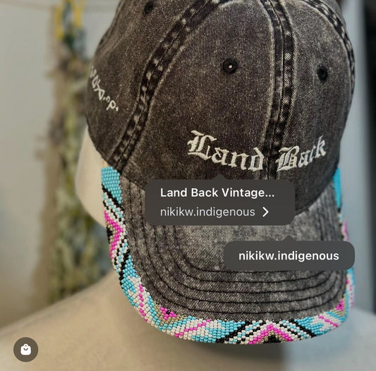 Land Back Vintage Cotton Twill Cap