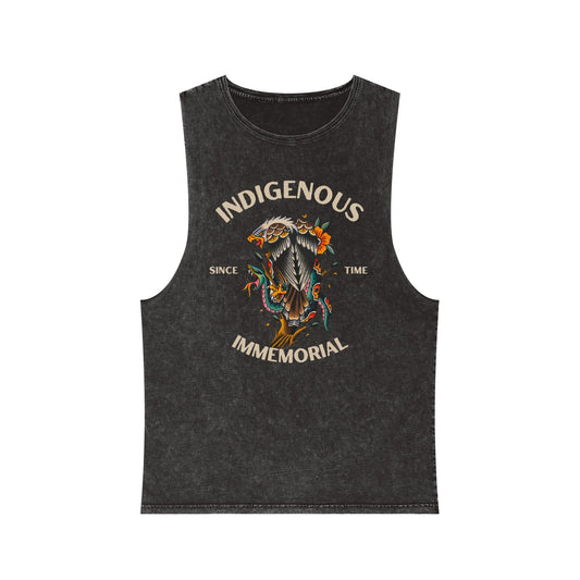 Tatty Unisex Stonewash Tank Top