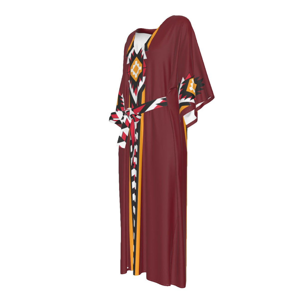 Four Flowy Long Dress