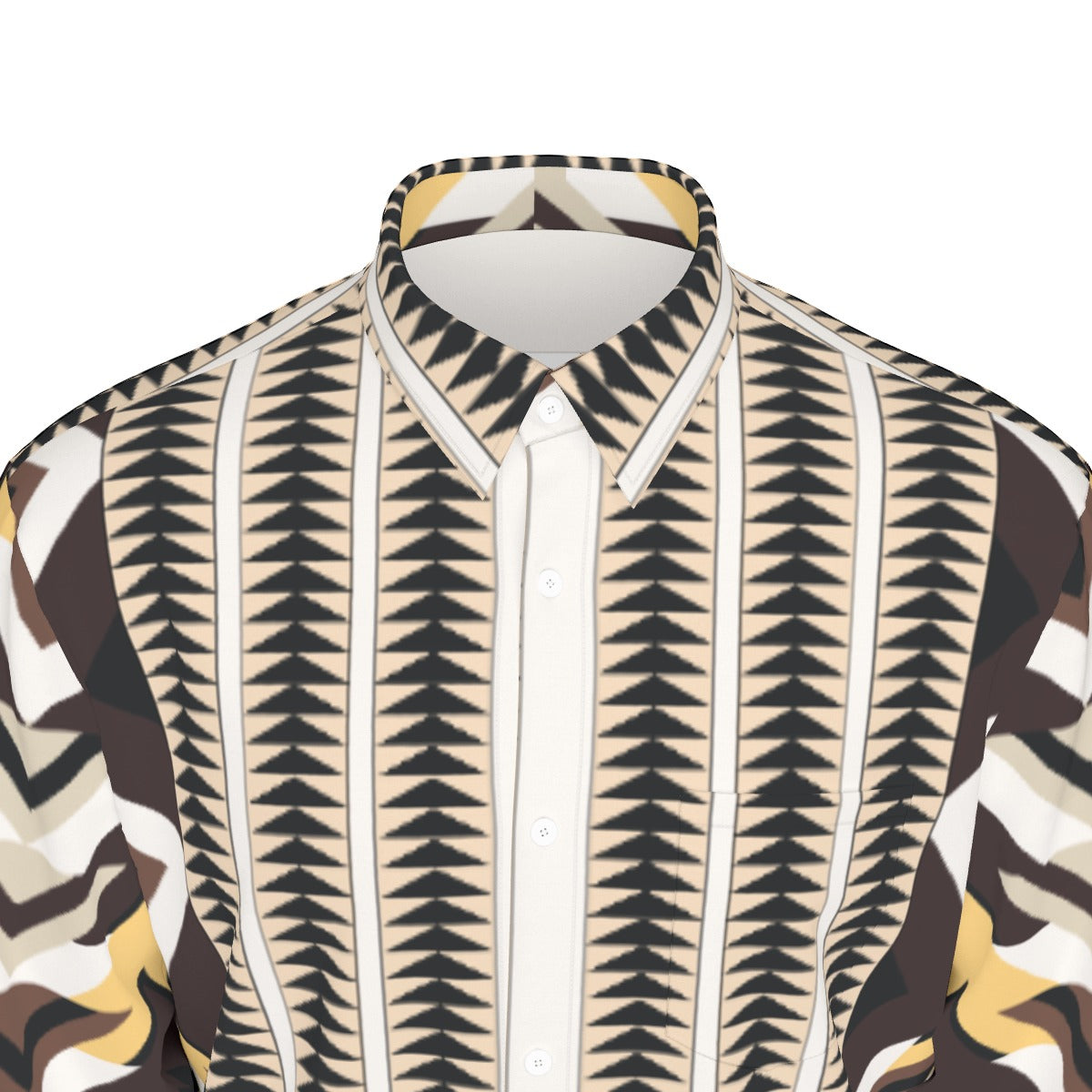 mikisiw ᒥᑭᓯᐤ Eagle Cotton Long Sleeve Shirt