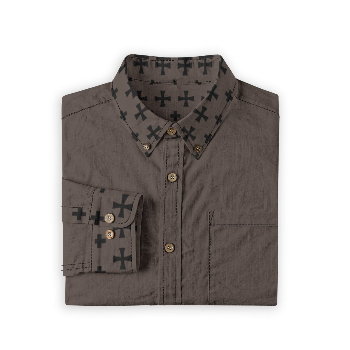 Tribal Cotton Long Sleeve Shirt