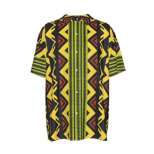 kinepikos ᑭᓀᐱᑯᐢ Garter Snake Silky Short-Sleeved Shirt