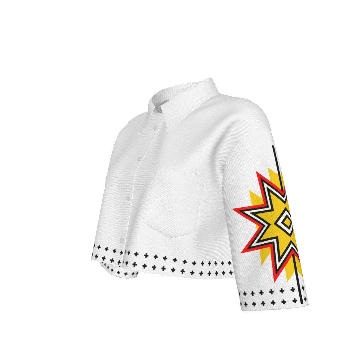 Warrior Fire Star Cropped Jacket