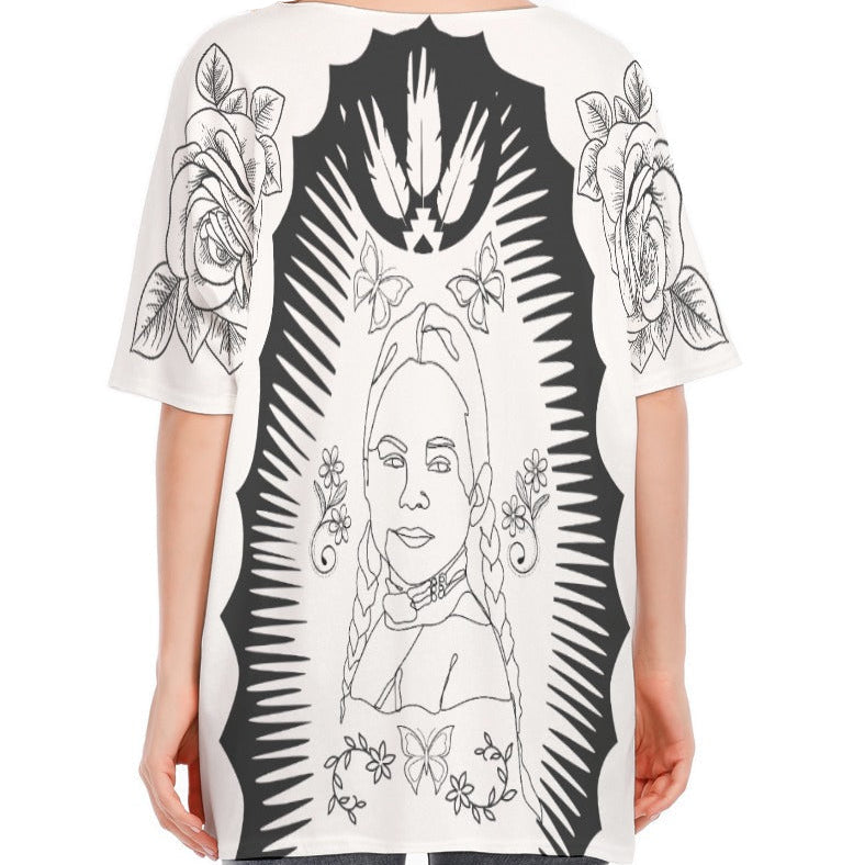 Matriarch Kimmono Sleeve Cotton T-shirt