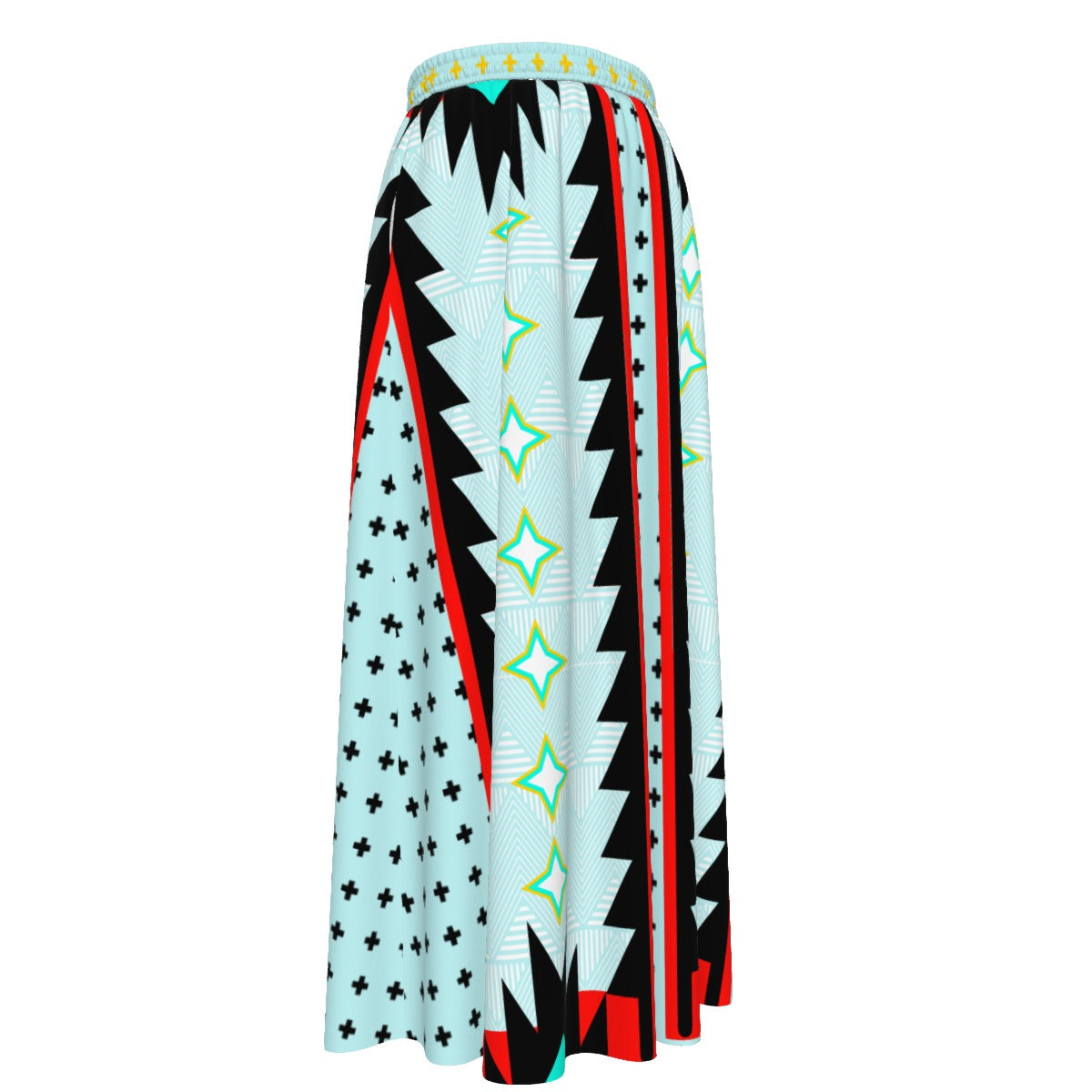 Native Shinning Star Maxi Chiffon Skirt