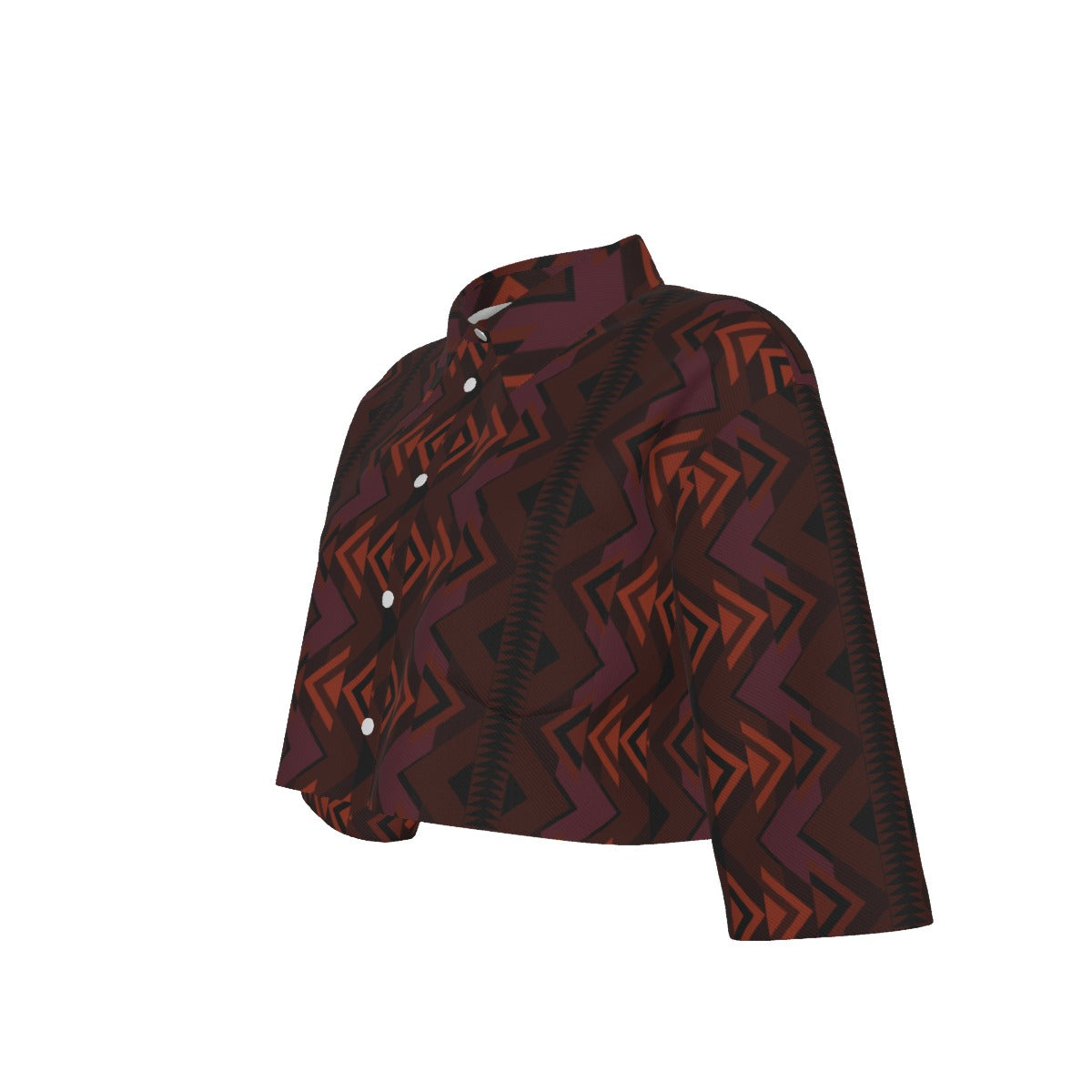 Arrows of Destiny  Cropped Cotton Jacket