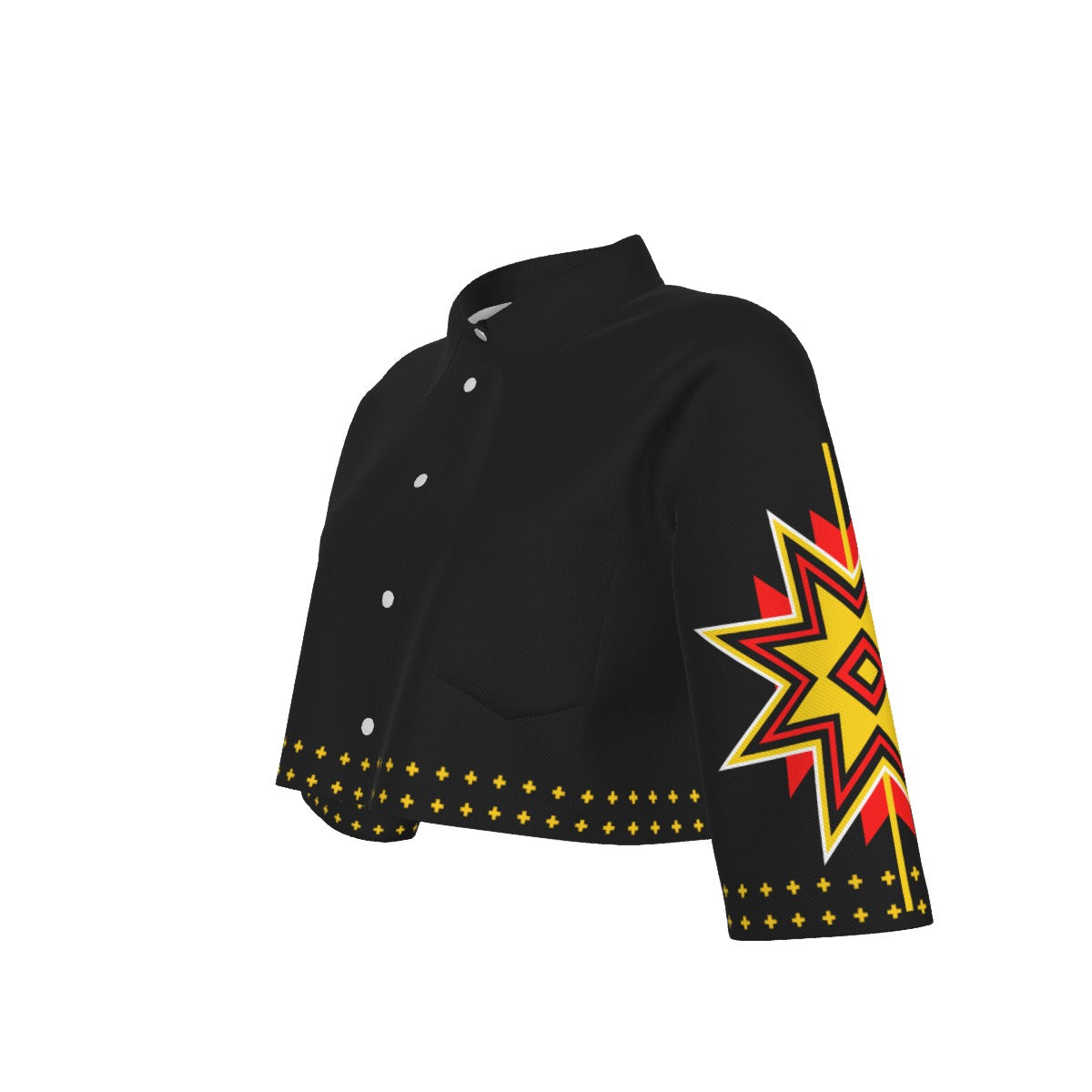 Warrior Fire Star Cropped Jacket