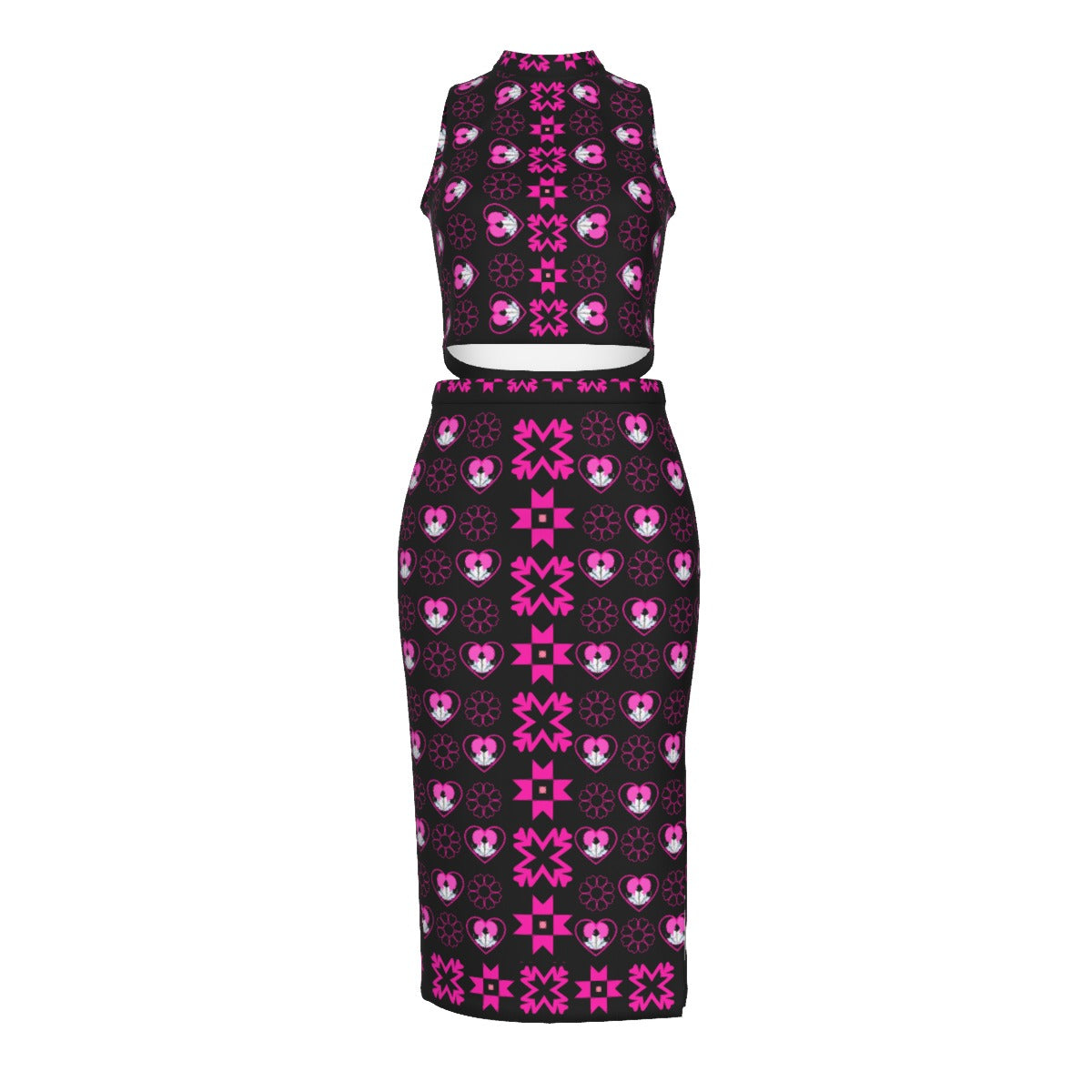 Heart Pencil Skirt Set