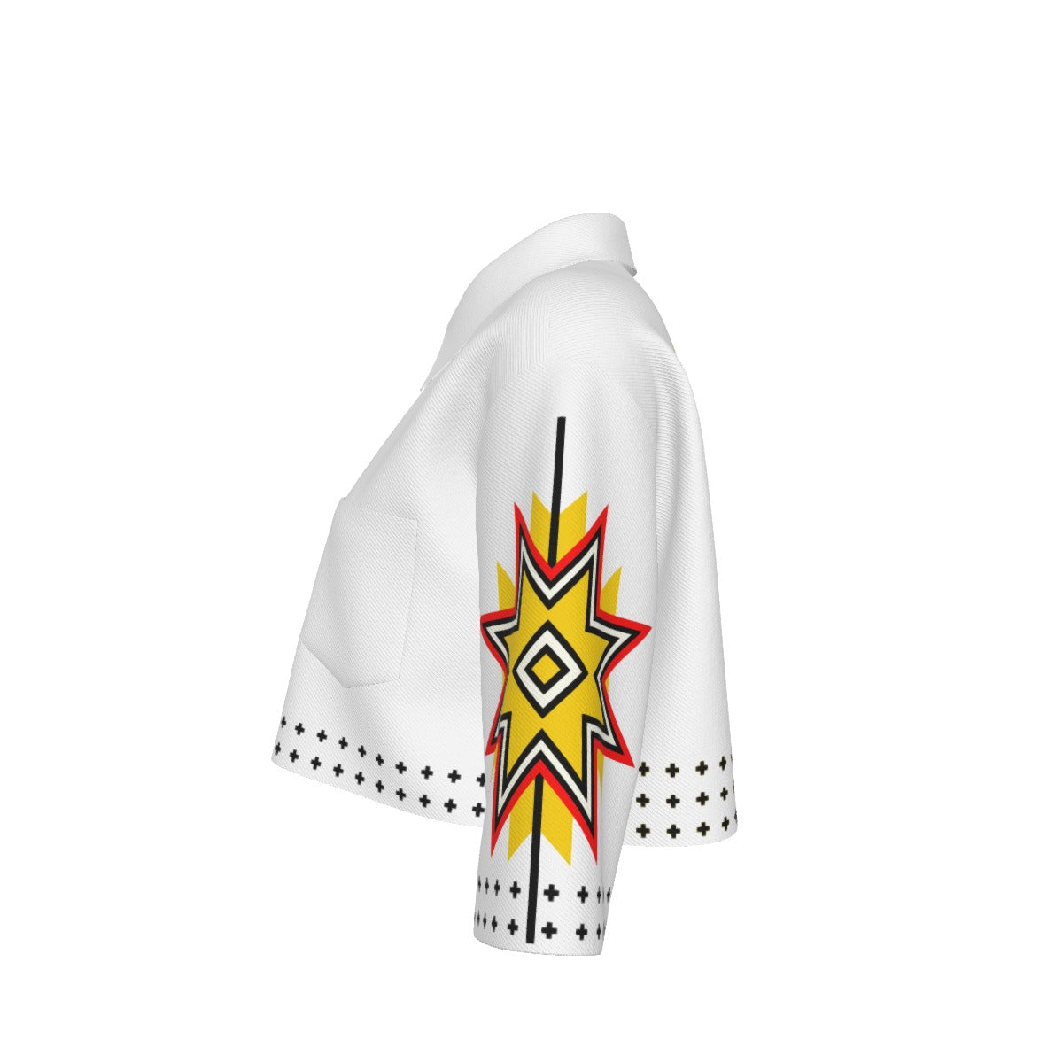 Warrior Fire Star Cropped Jacket