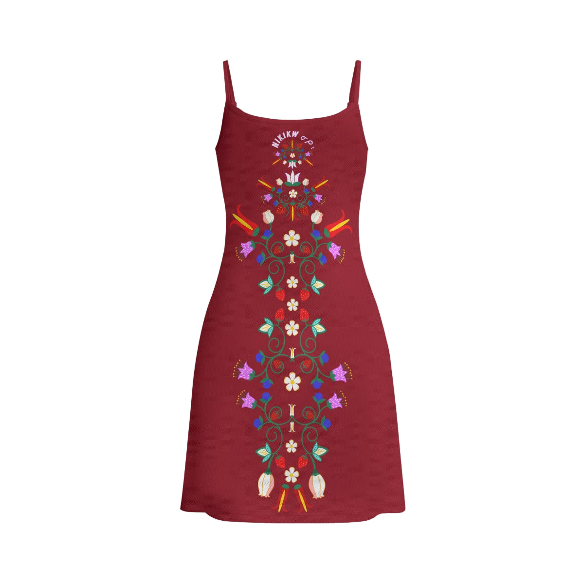 Floral Double-Layer Mesh Dress