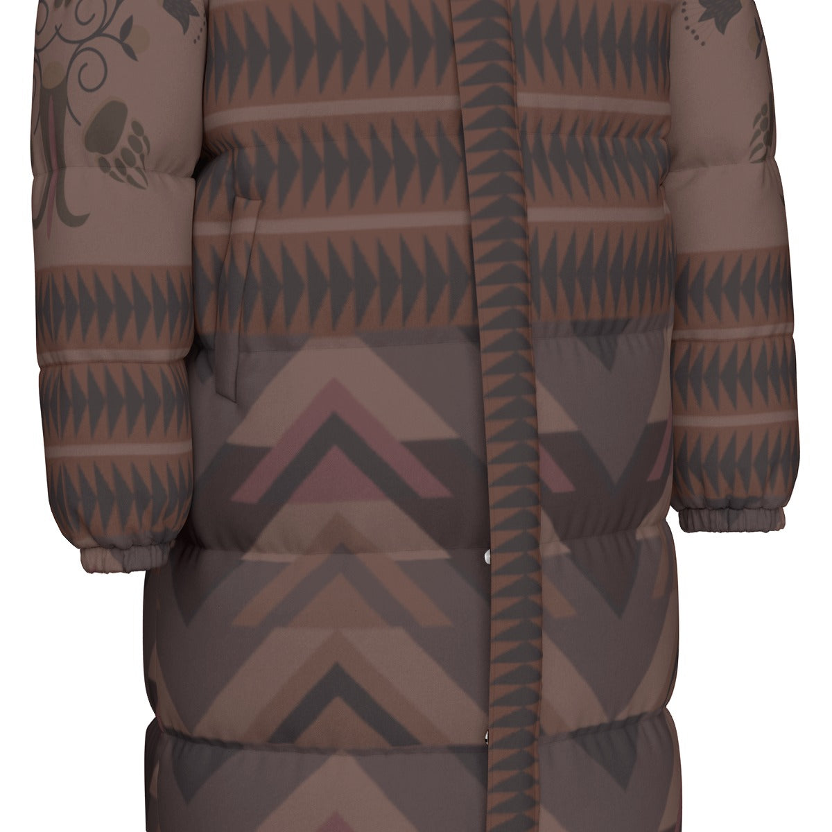 Woodland Bear Long Down Jacket