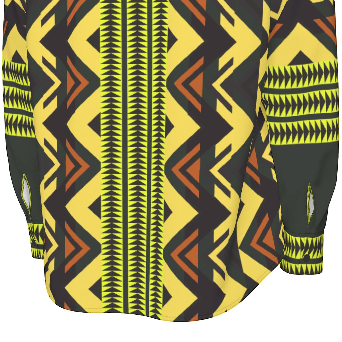 kinepikos ᑭᓀᐱᑯᐢ Garter Snake Cotton Long Sleeve Shirt