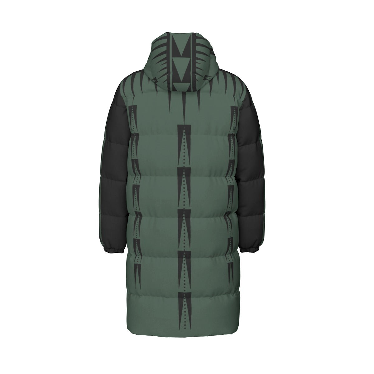 NTV Print Long Duck Down Jacket